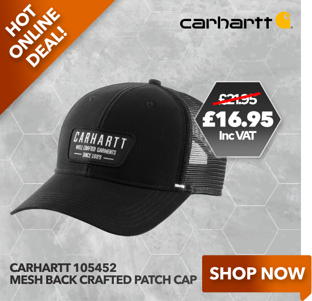 105452 Carhartt Mesh Back Crafted Patch Cap